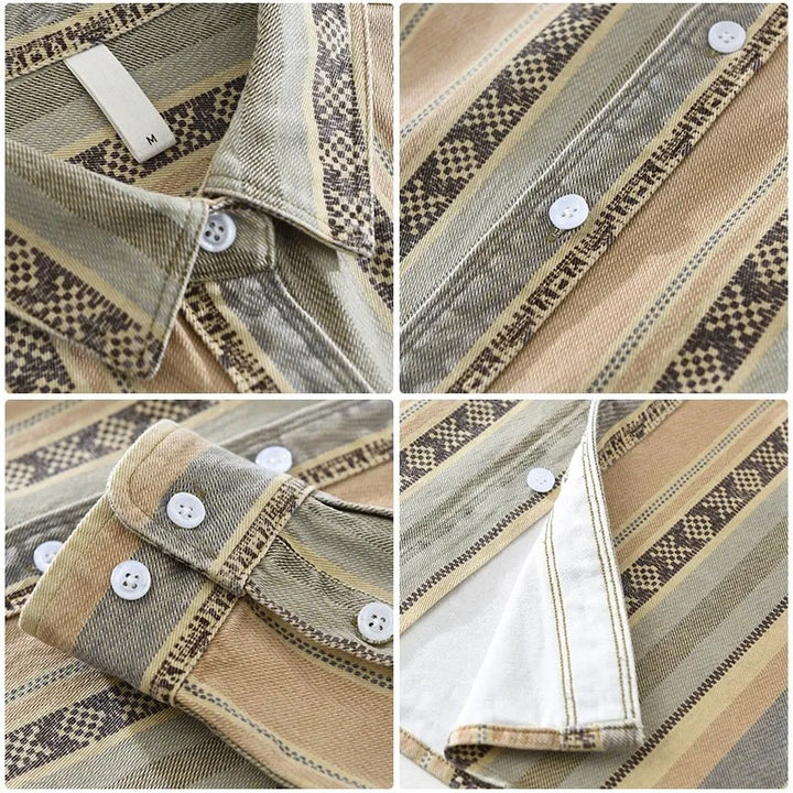 Molana™ Vintage Linen Shirt