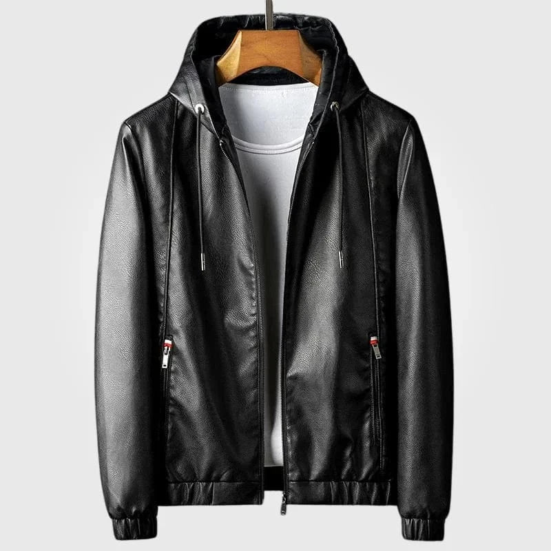 Hudson Leather Hoodie