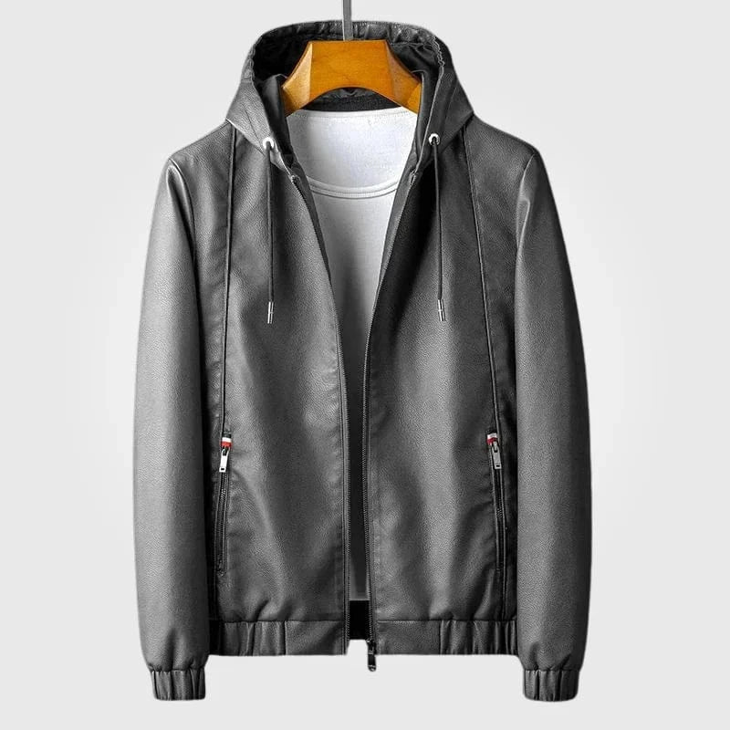 Hudson Leather Hoodie