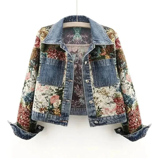 Hayley Floral Denim Jacket