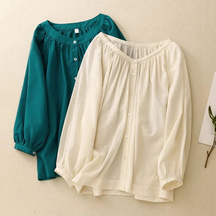 Alma Linen Blouse