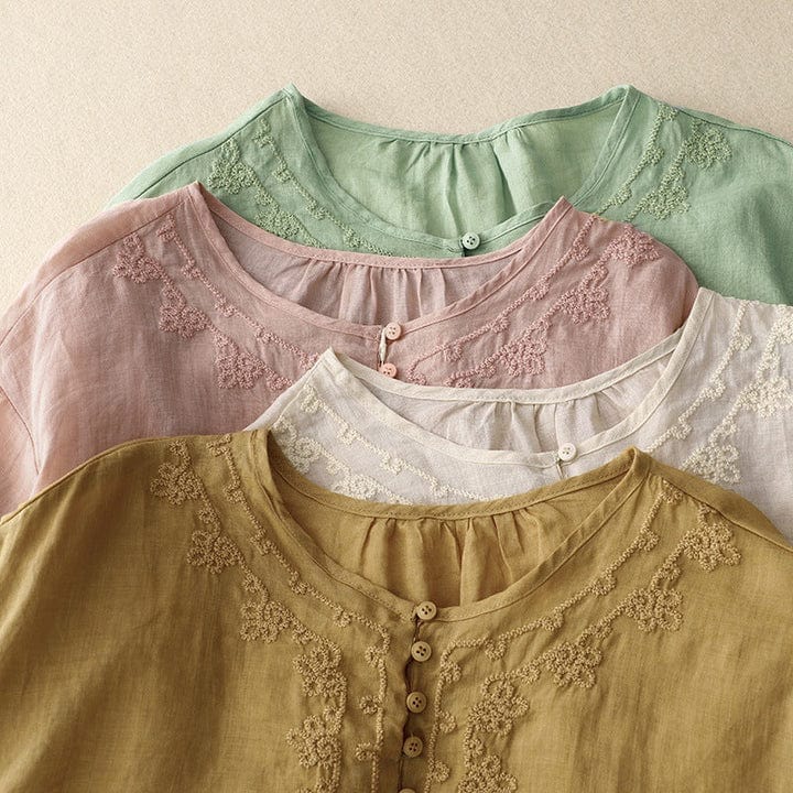 Allison Linen Blouse