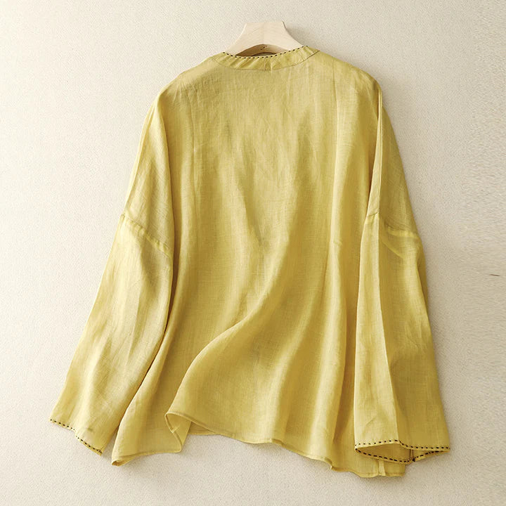 FIONA LINEN BLOUSE