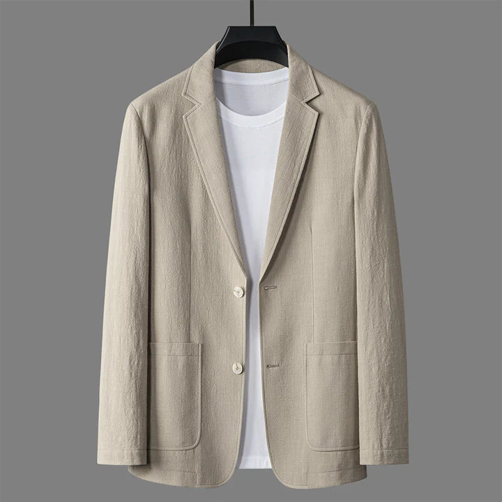 CORAL LINEN HOODIE
