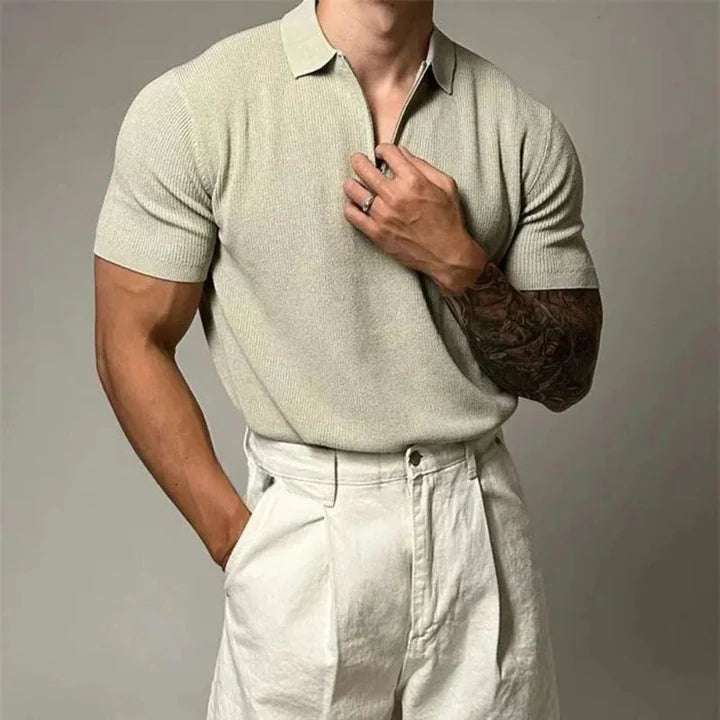 Monarch Zip Muscle Shirt