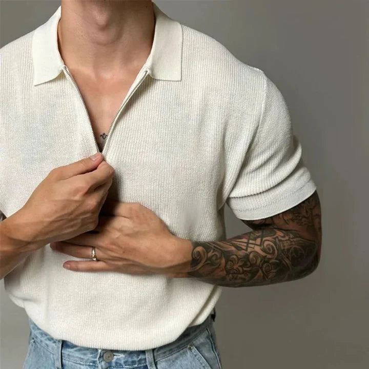 Monarch Zip Muscle Shirt