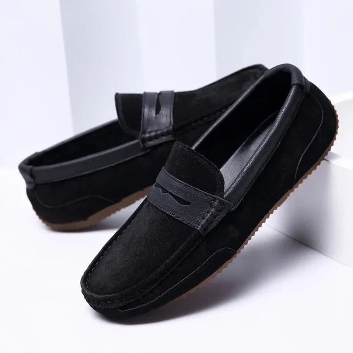 Genuine Suede Loafers
