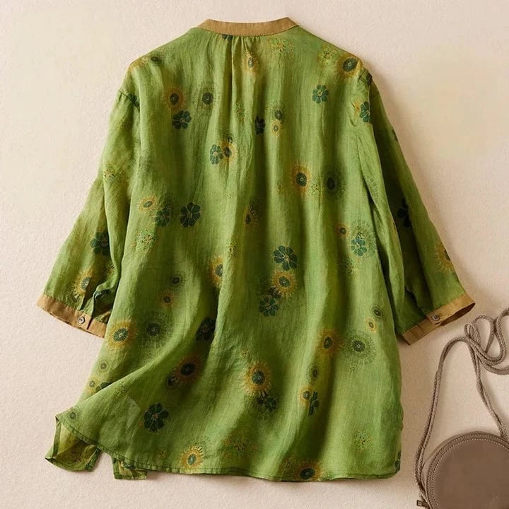 Dana Linen Blouse