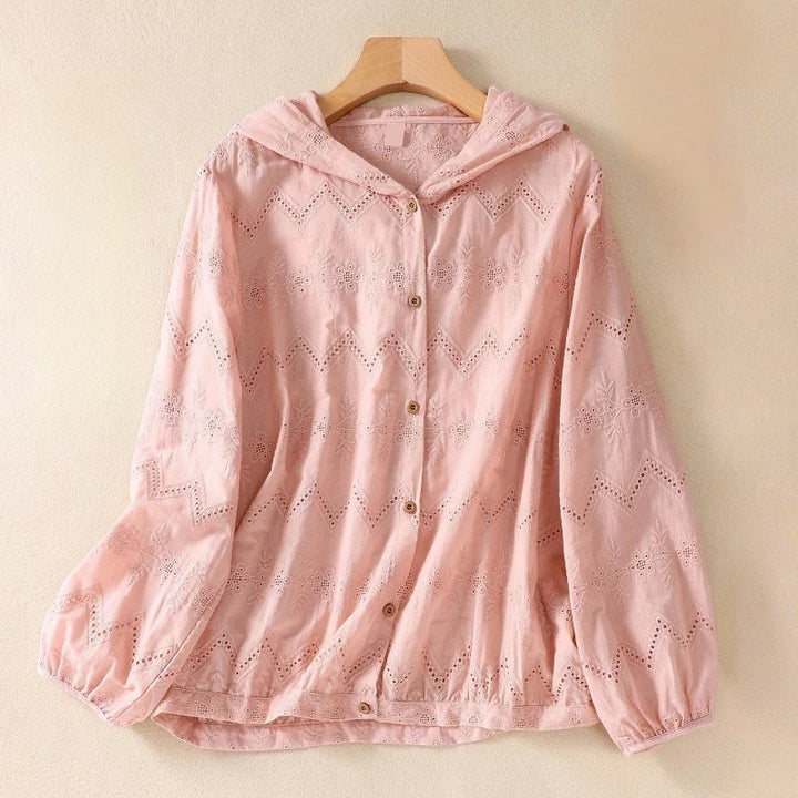 DANA LINEN HOODIE