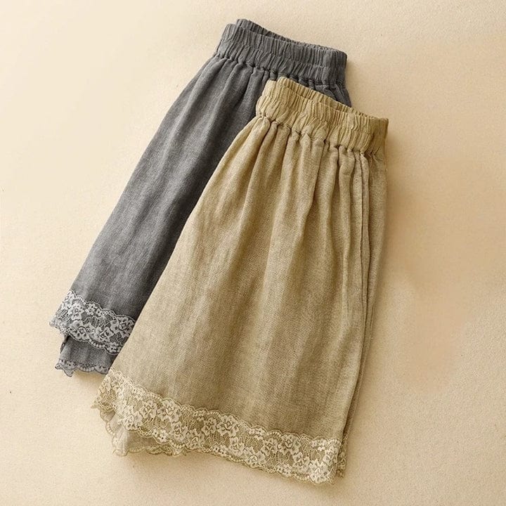 Flora Linen Shorts
