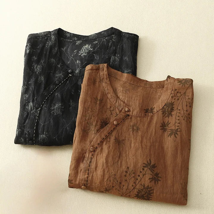 ADELA LINEN BLOUSE