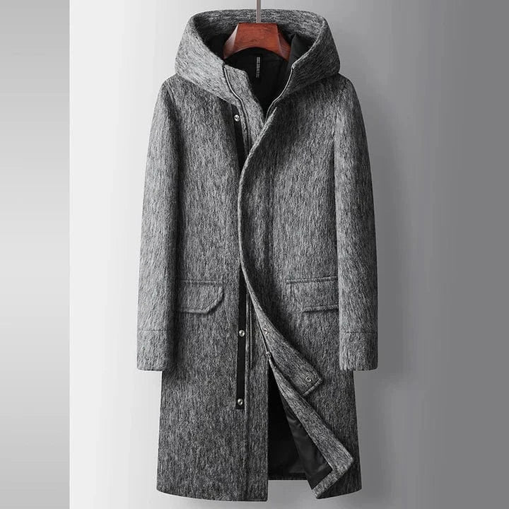 Hooded Wool Coat