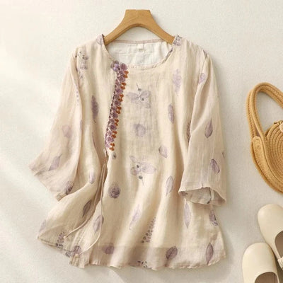Noy™ Linen Blouse