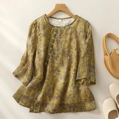 Noy™ Linen Blouse
