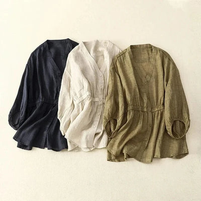 Paloma Linen Blouse