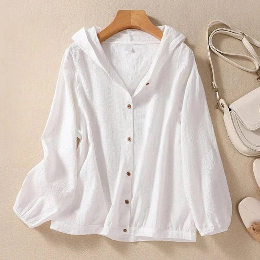 Miri Linen Hoodie