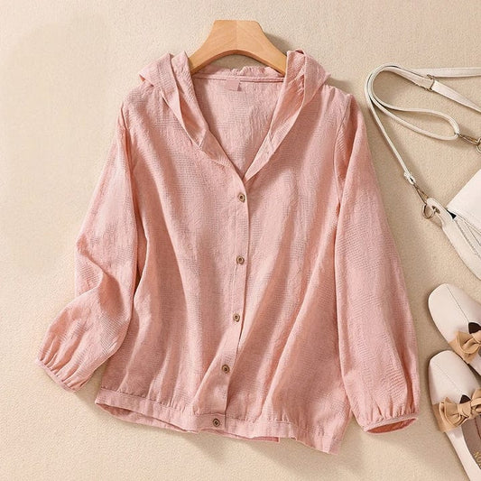 Miri Linen Hoodie
