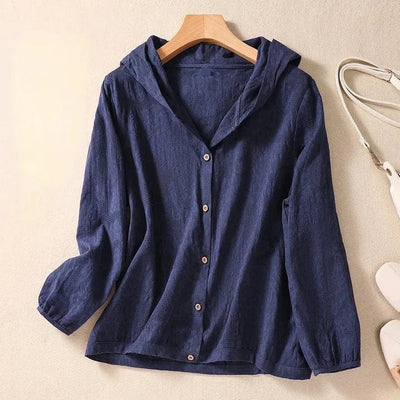 Miri Linen Hoodie