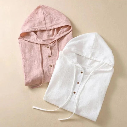 Shato™ Hooded Linen Shirt