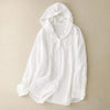 Coral Linen Hoodie