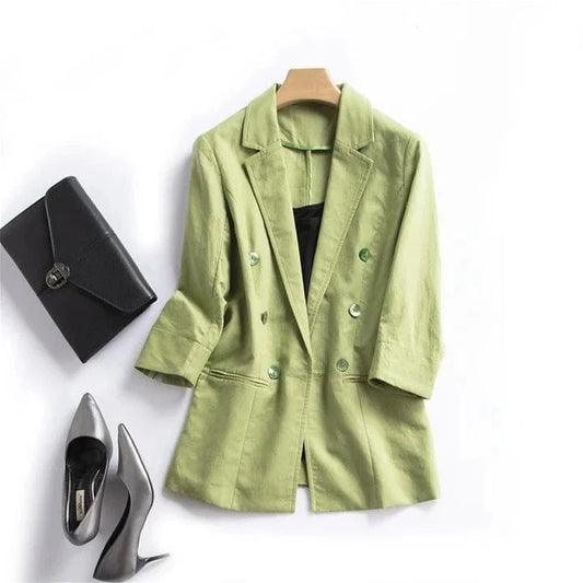 Rita™ Linen Blazer