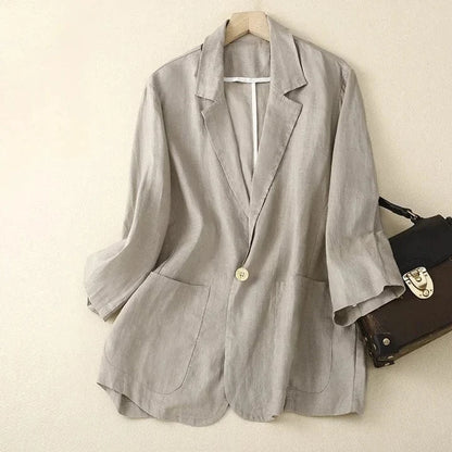 Gianna Linen Blazer