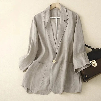 Gianna Linen Blazer