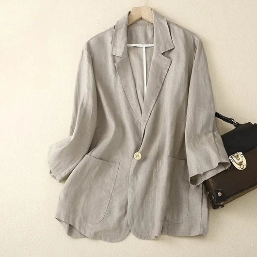 Gianna Linen Blazer