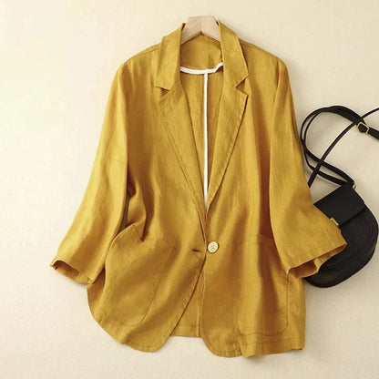 Gianna Linen Blazer