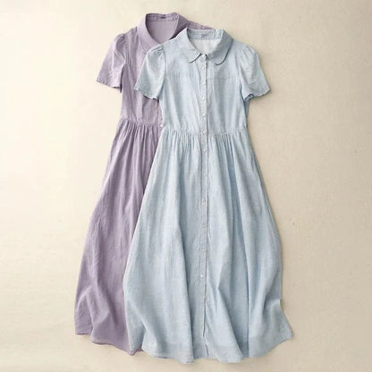 Lunaria Linen Dress