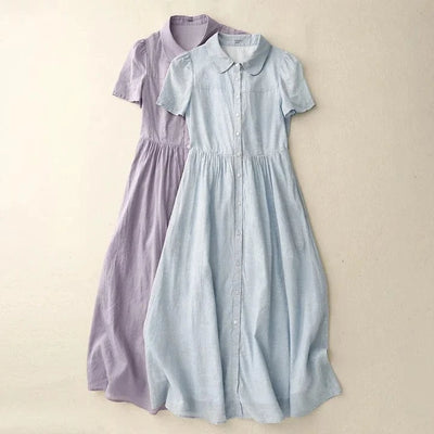 Lunaria Linen Dress