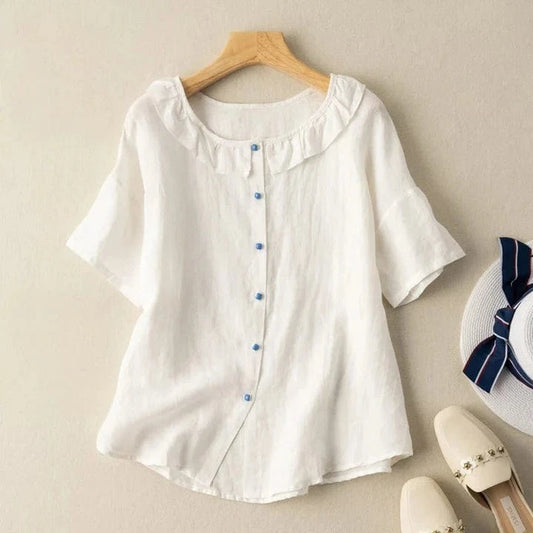 Nicole Linen Blouse