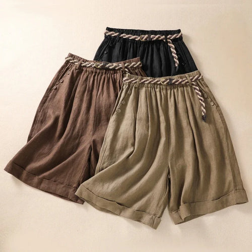 NOVA LINEN SHORTS