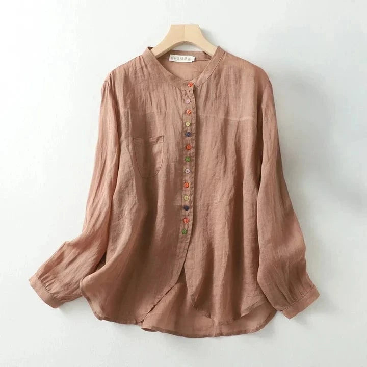 Nora Linen Blouse