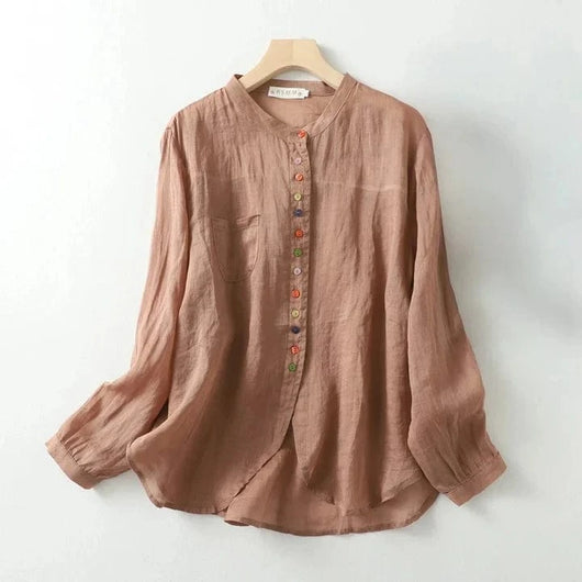 Nora Linen Blouse