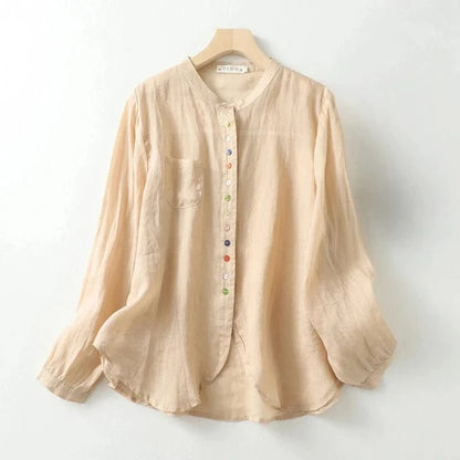 Nora Linen Blouse