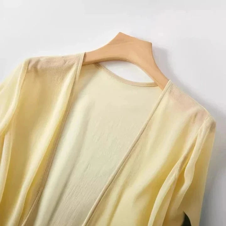 Alena Silk Cardigan