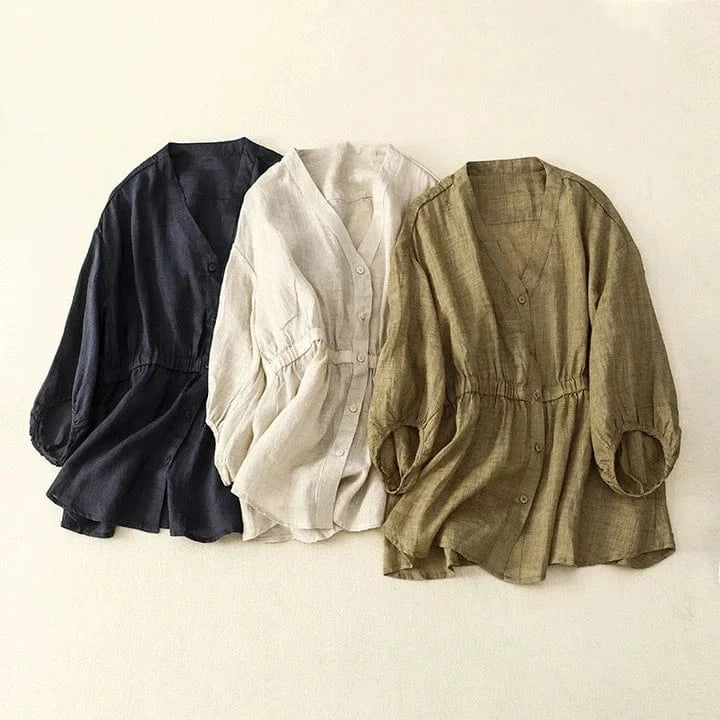 Claire Linen Blouse