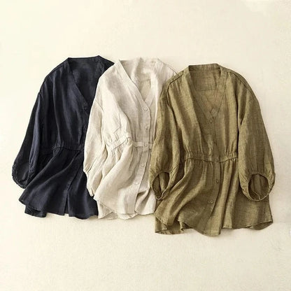 Claire Linen Blouse