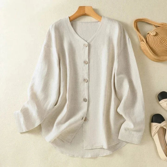 Eliza Linen Cardigan
