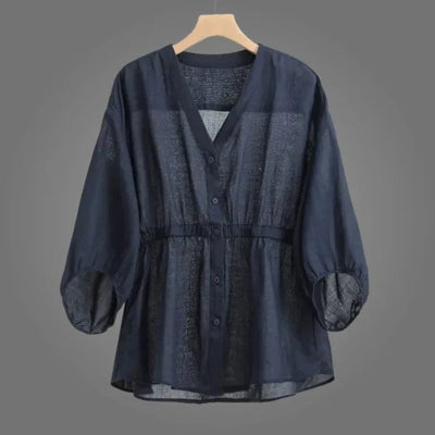 Clara Linen Blouse