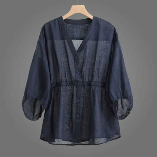 Clara Linen Blouse