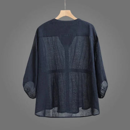 Clara Linen Blouse