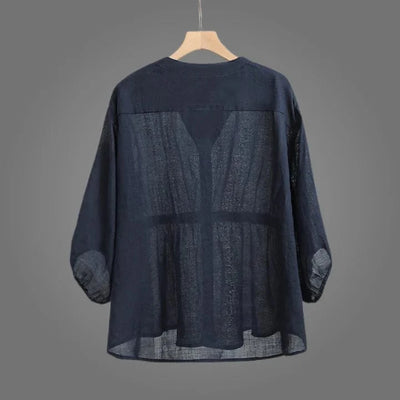Clara Linen Blouse