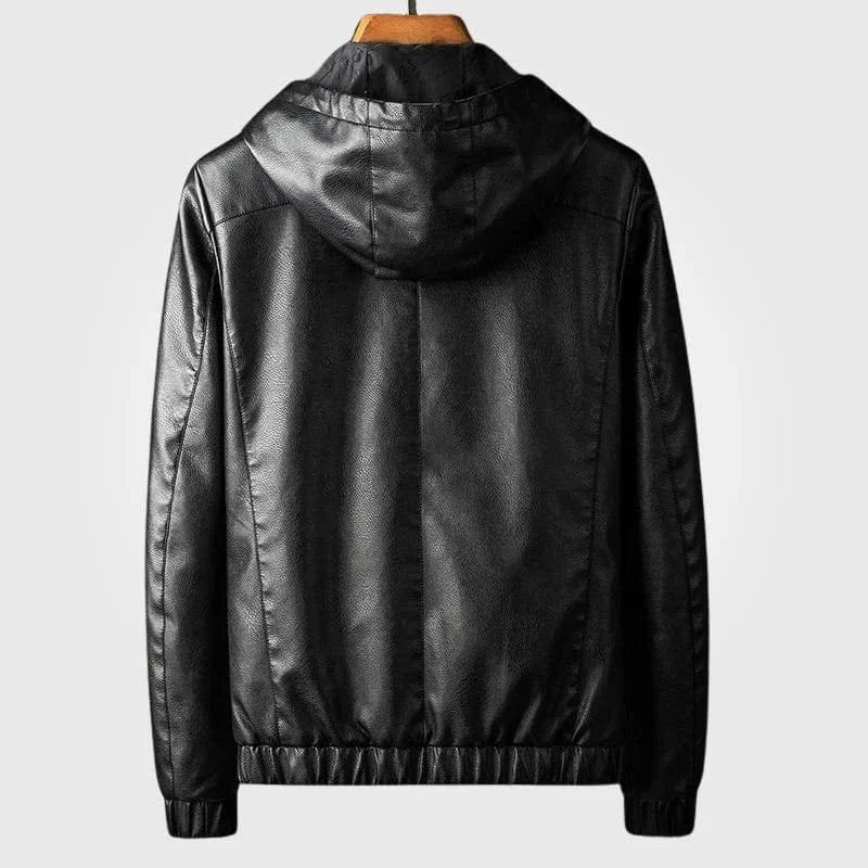 Hudson Leather Hoodie