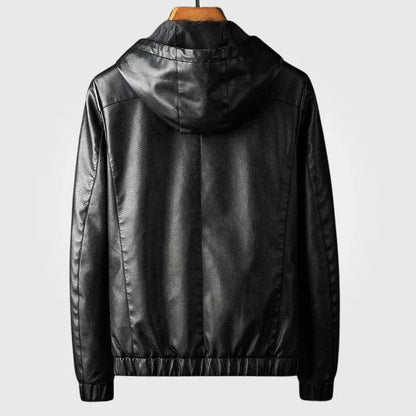 Hudson Leather Hoodie