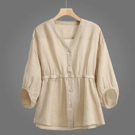 Clara Linen Blouse