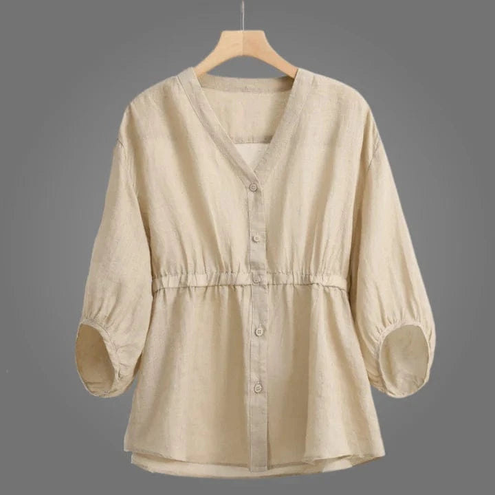 Clara Linen Blouse
