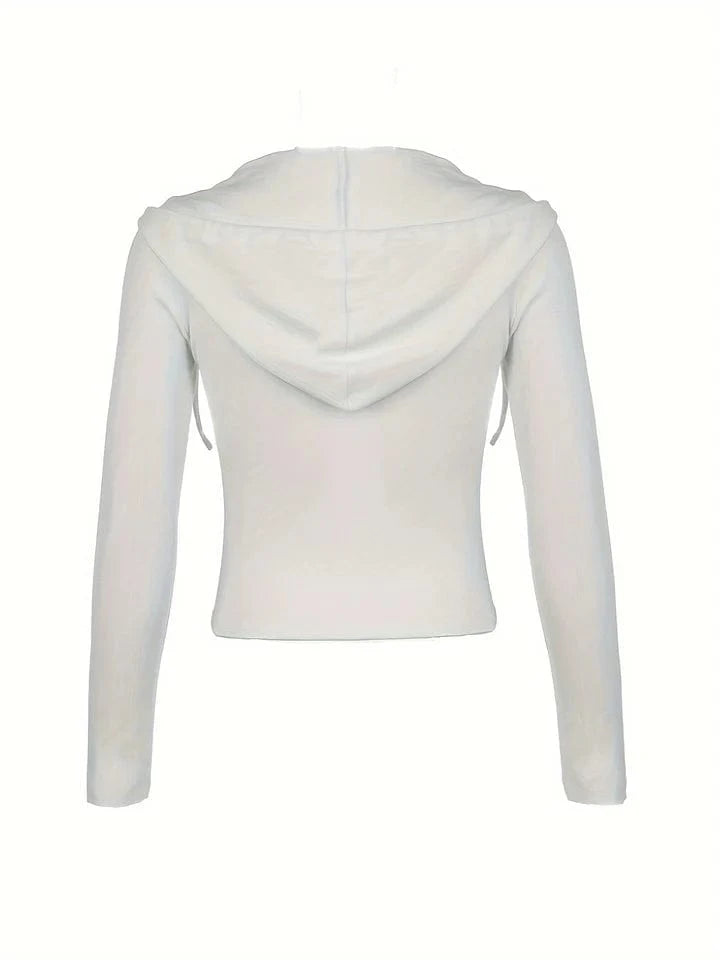 Jersey Cropped Hoodie