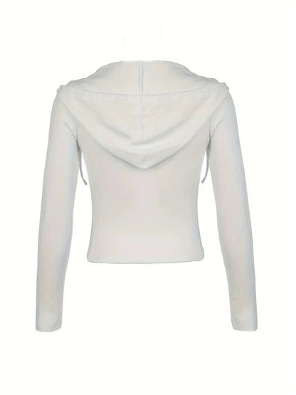 Jersey Cropped Hoodie